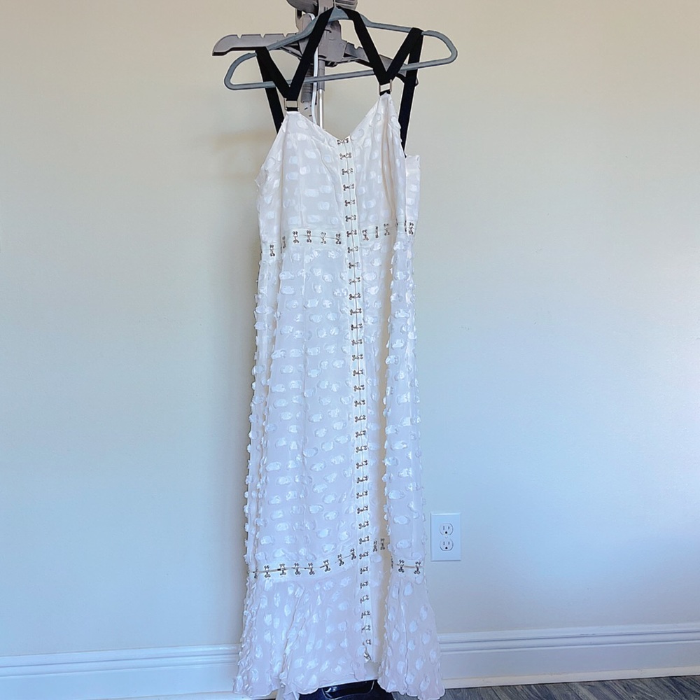 Proenza Schouler Fil Coupe Chiffon Dress